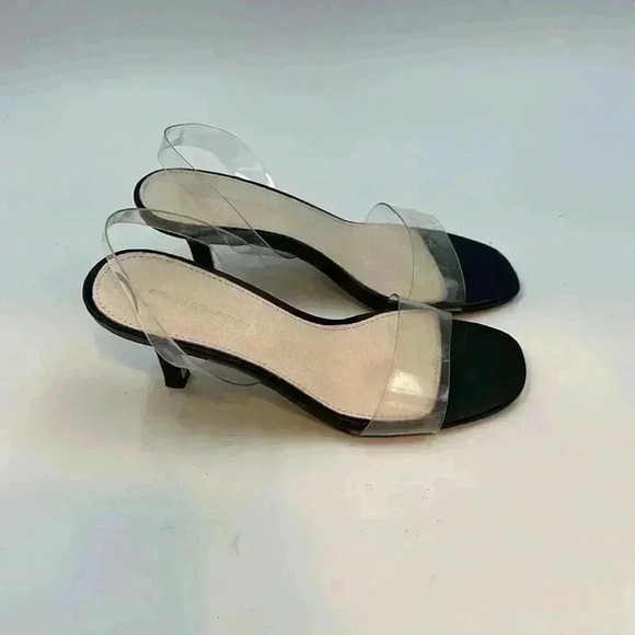 French Connection Women's High Heels - Size 6 - Vegan leather and clear … - Picture 4 of 8